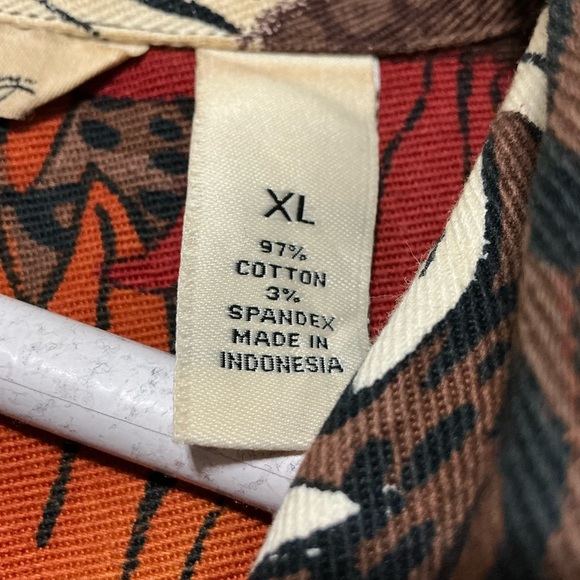 French Laundry Kids Floral Jean Jacket - Red, Orange, White - Picture 3 of 13